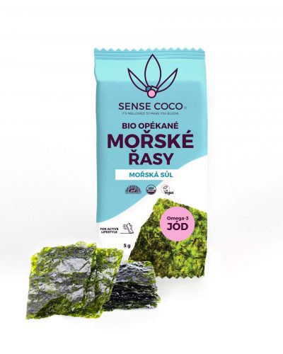 Sense Coco Opékané mořské řasy s mořskou solí BIO 5 g DMT: 18.11.2021 Sense Coco