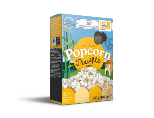 Maison Popcorn Lanýžový popcorn do mikrovlnky 3x80 g Maison Popcorn